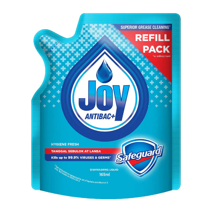 Joy Antibac+ Dishwashing Liquid Safeguard Hygiene Fresh Ref 165ml