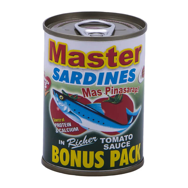 Master Sardines in Richer Tomato Sauce Bonus Pack Green EOC 155g