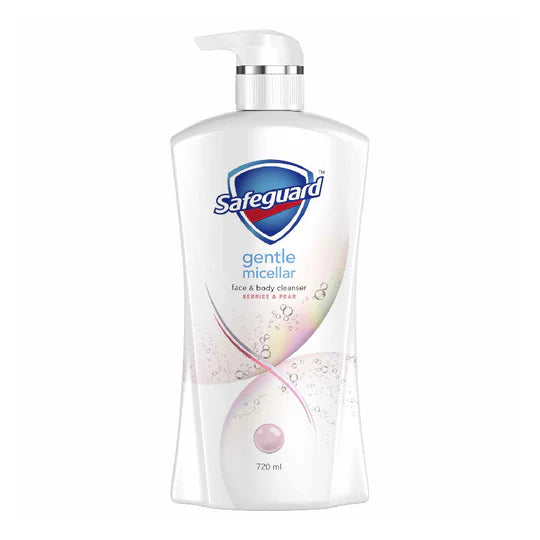 Safeguard Gentle Micellar Face Body Cleanser Berries & Pear 720ml