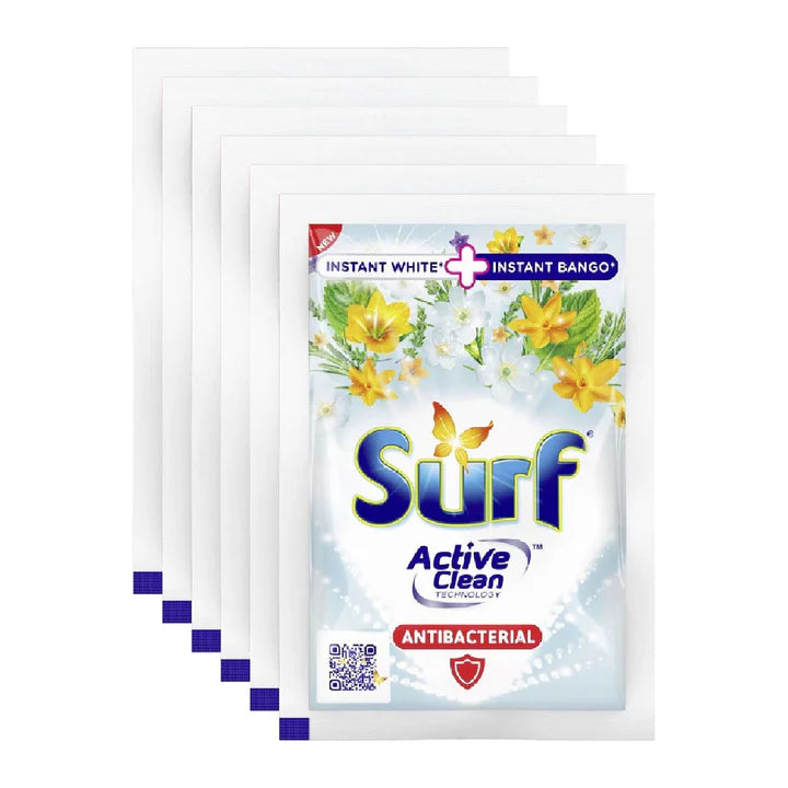 Surf Powder Detergent Antibacterial 6x60g