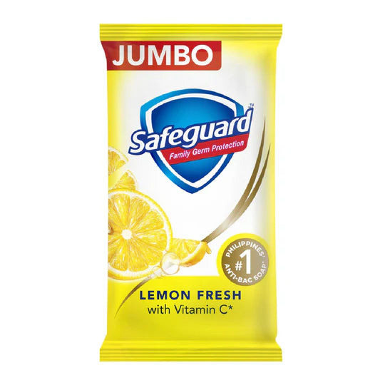 Safeguard Soap Lemon Fresh with Vitamin C Jumbo 82g Sachet