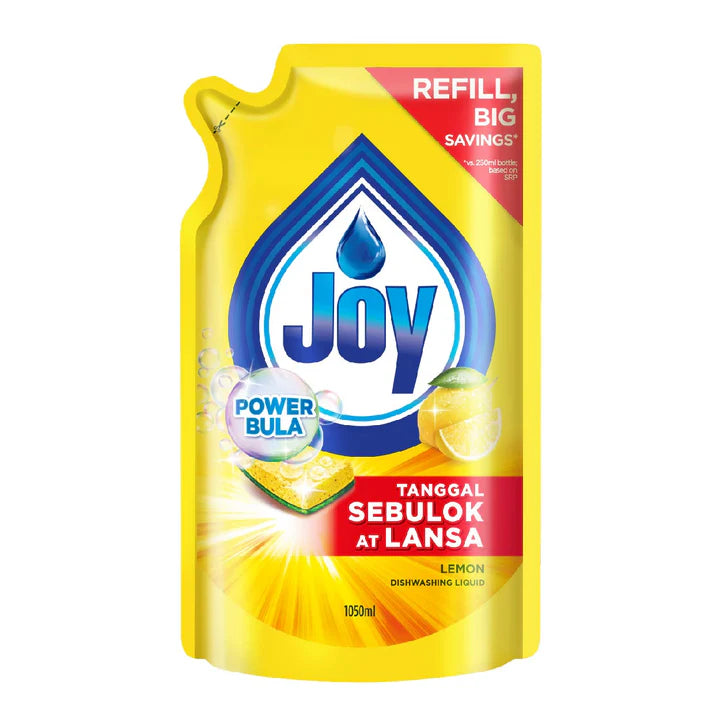 Joy Dishwashing Liquid Lemon Refill 1.05L