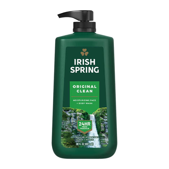 Irish Spring Body Wash Original Clean Pump 30oz