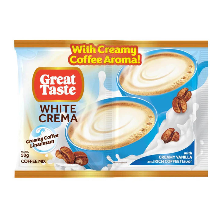 Great Taste White Crema Coffee Mix Twin Pack 50g