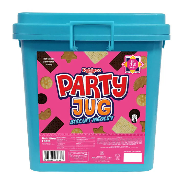 Rebisco Party Jug Biscuits Medley 1.66kg
