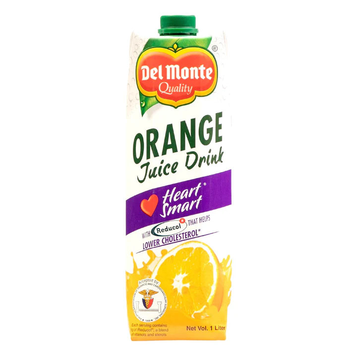 Del Monte Orange Juice Drink Heart Smart 1L