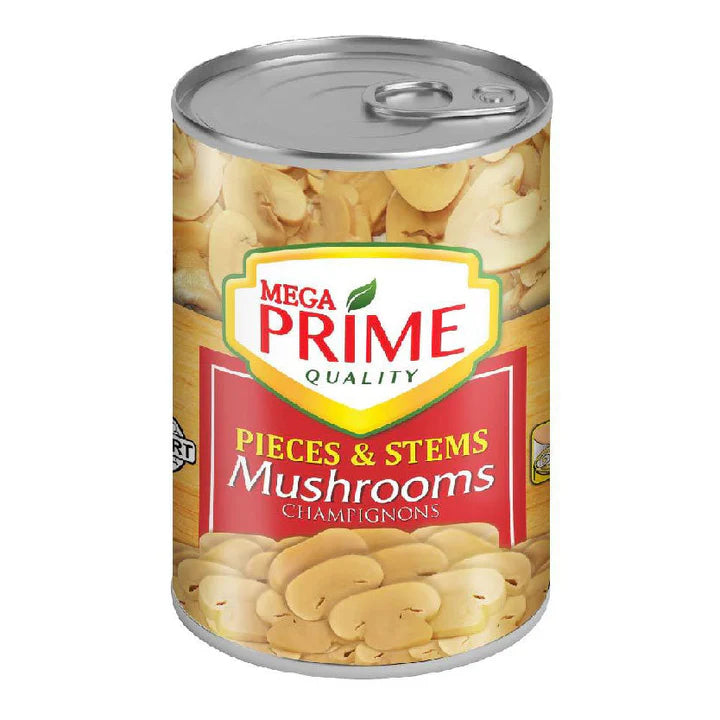Mega Prime Pieces & Stems Mushrooms Easy Open Can 425g