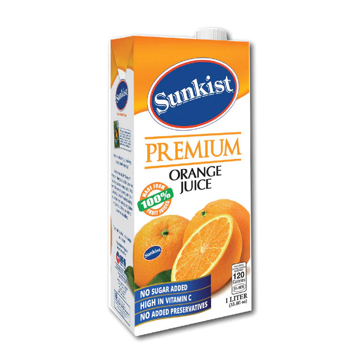Sunkist Premium Orange Juice 1L