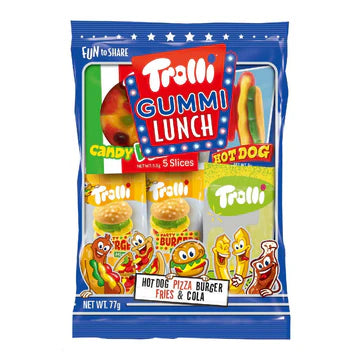 Trolli Gummi Lunch Gummy Candy 77g