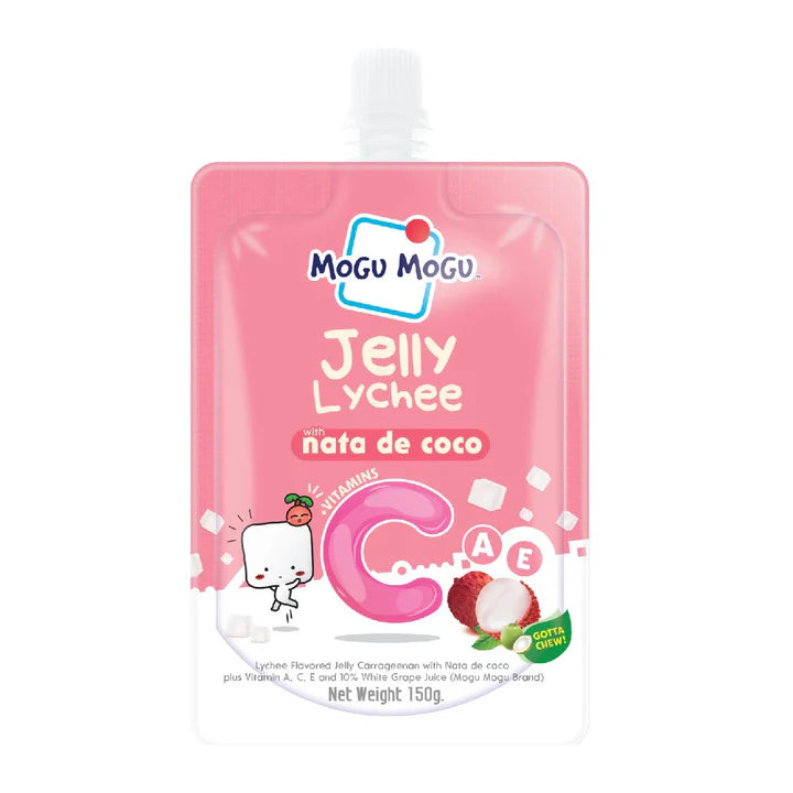 Mogu Mogu Jelly Lychee with Nata De Coco 150g