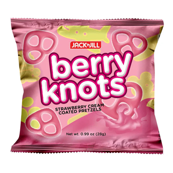 Jack n Jill Pretzels Berry Knots Biscuits 28g