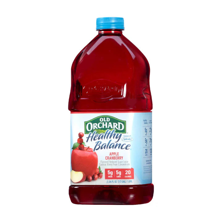 Old Orchard Healthy Balance Apple Cranberry Juice Cocktail 64oz