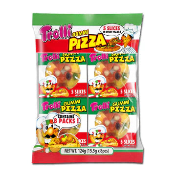 Trolli Gummi Pizza Gummy Candy 8x15.5g