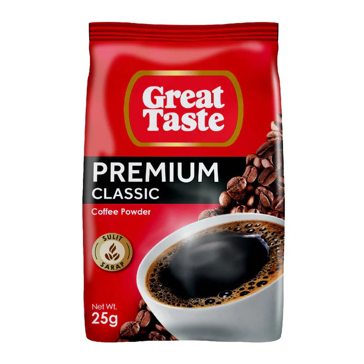 Great Taste Premium Classic Coffee Powder 25g