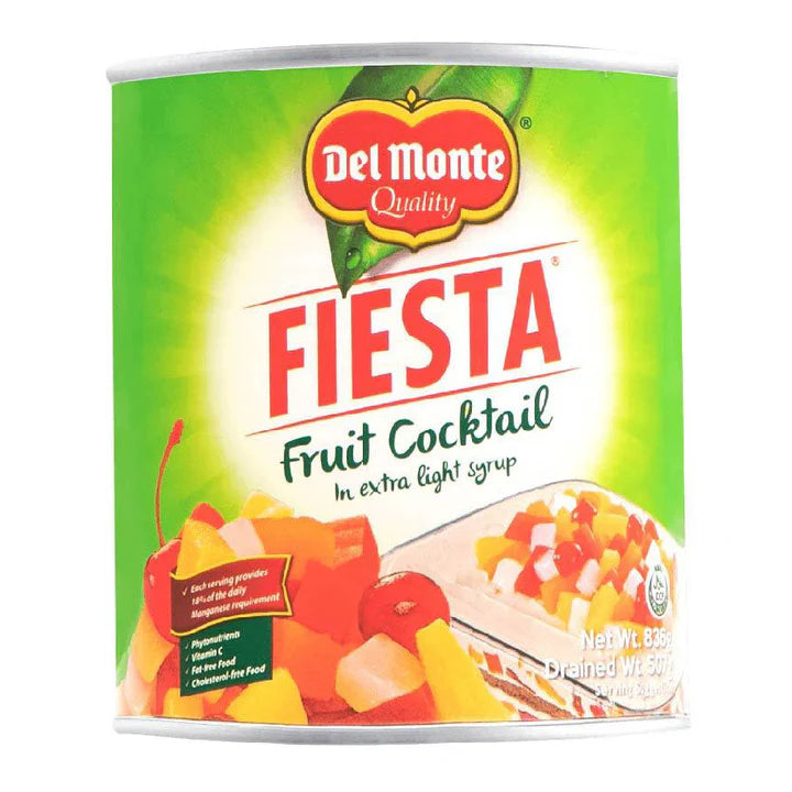 Del Monte Fiesta Fruit Cocktail in Extra Light Syrup 2.5 836g