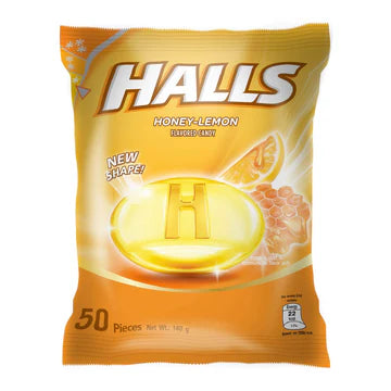 Halls Honey Lemon Candy 50s