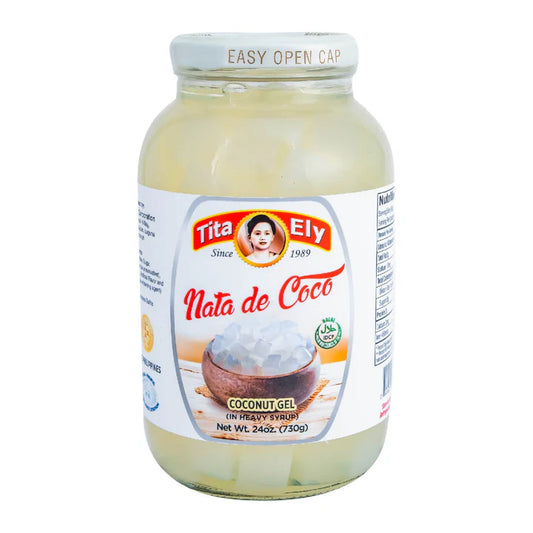 Tita Ely Nata de Coco Coconut Gel in Heavyy Syrup White 24oz