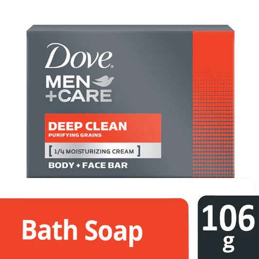 Dove Men+Care Bar Soap Deep Clean 106g