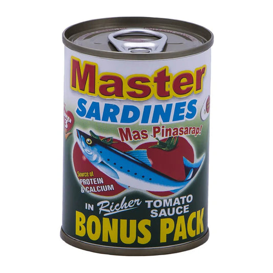Master Sardines in Richer Tomato Sauce Bonus Pack Green EOC 155g