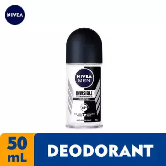 Nivea Men Deodorant Roll On Black & White Original 50ml