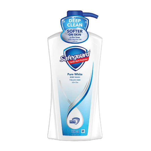 Safeguard Body Wash Pure White Pump 720ml