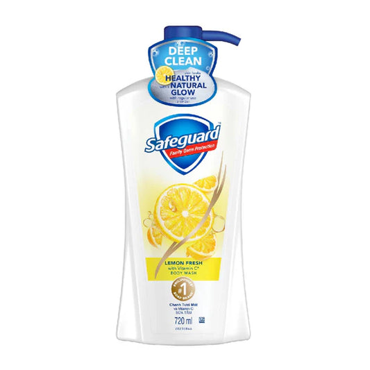 Safeguard Body Wash Lemon Fresh with Vitamin C Pump 720ml