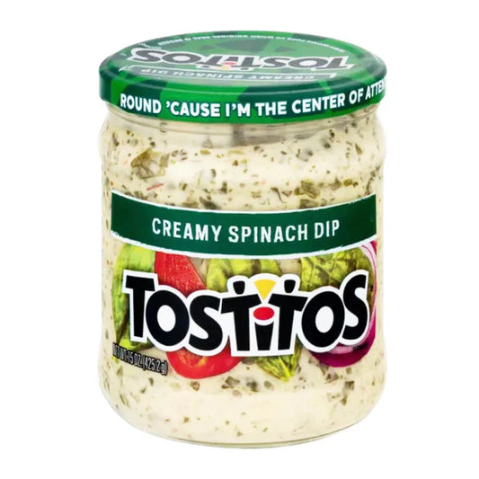 Frito Lay Tostitos Creamy Spinach Dip 15oz