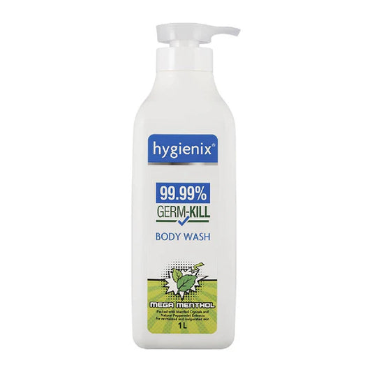 Hygienix 99.99% Germ Kill Body Wash Mega Menthol 1L