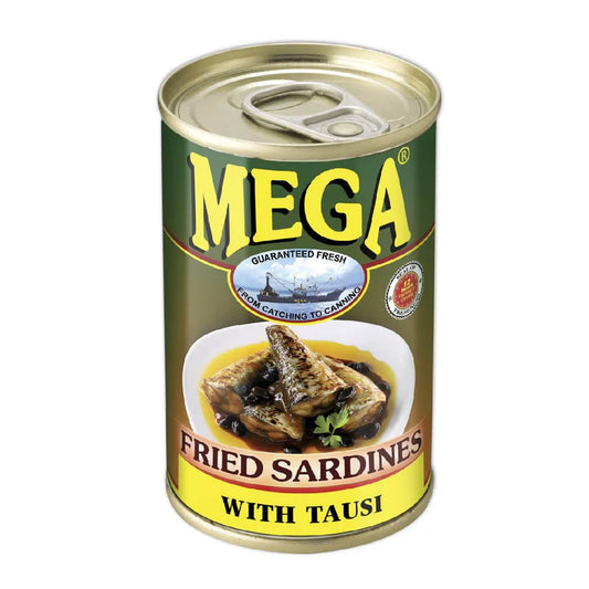 Mega Fried Sardines with Tausi Easy Open 155g