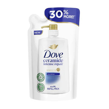 Dove Shampoo Ceramide Intense Repair Blue 650ml Refill