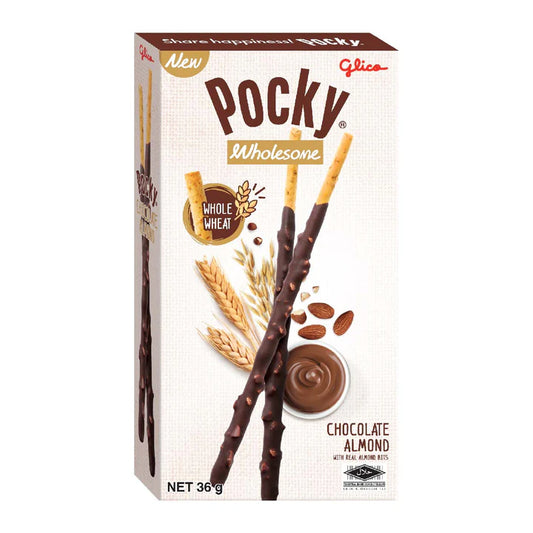 Glico Pocky Wholesome Chocolate Almond Biscuit Sticks 36g
