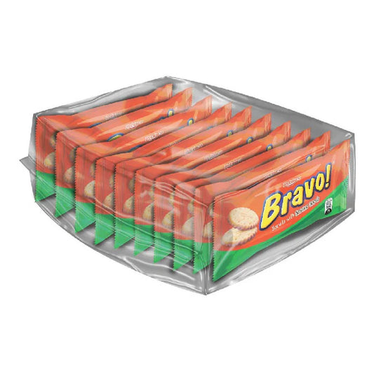 Rebisco Bravo Biscuits with Sesame Seeds 10s
