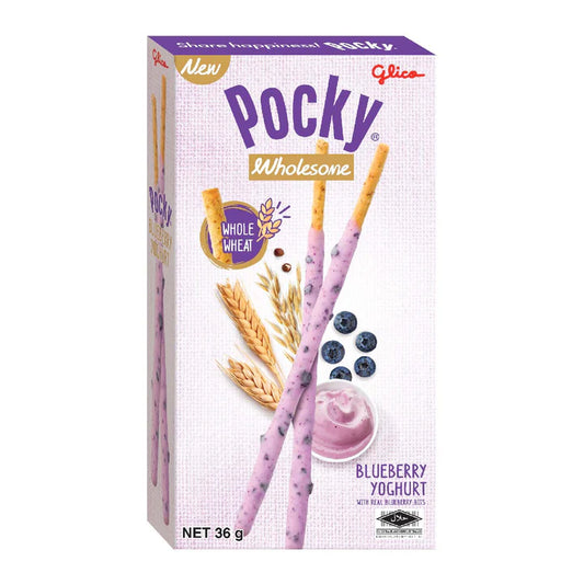 Glico Pocky Wholesome Blueberry Yogurt Biscuit Sticks 36g