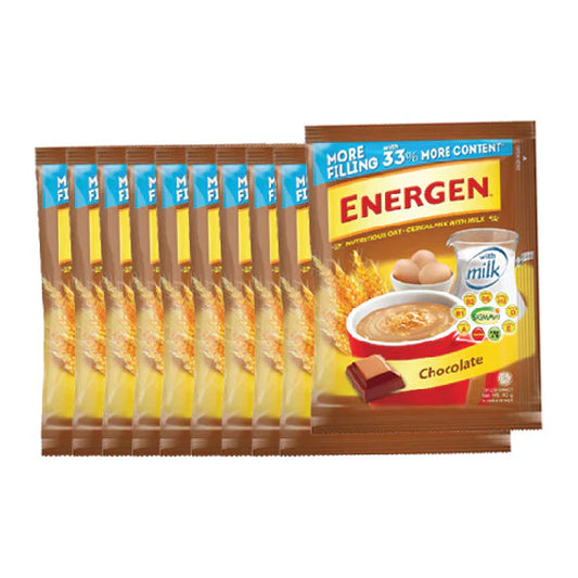 Energen Oat Cereal Mix Chocolate Sachet 10x40g