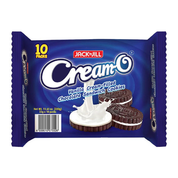 Cream-O Vanilla Sandwich Cookies 10x33g