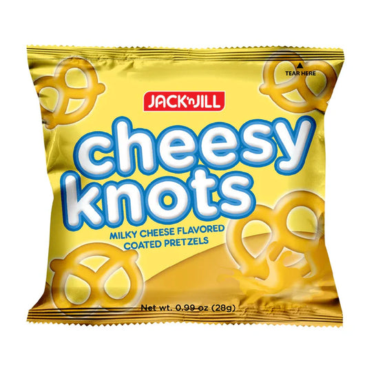 Jack n Jill Pretzels Cheesy Knots Biscuits 28g