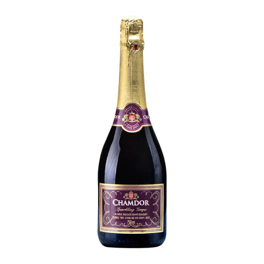 Chamdor Alcohol Free Sparkling Red Grape Juice 750ml