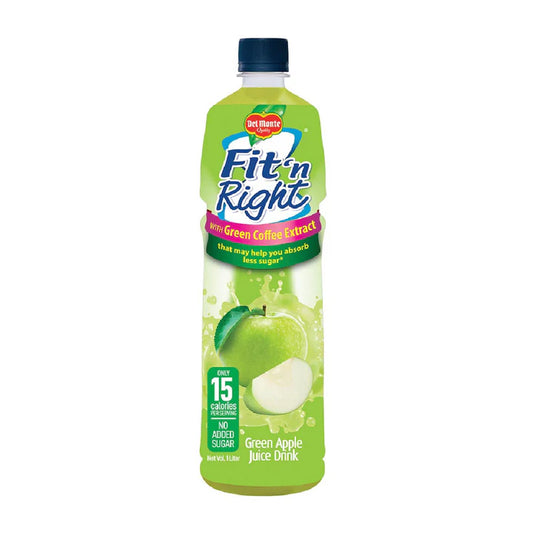 Del Monte Fit 'n Right Green Apple Juice Drink 1L
