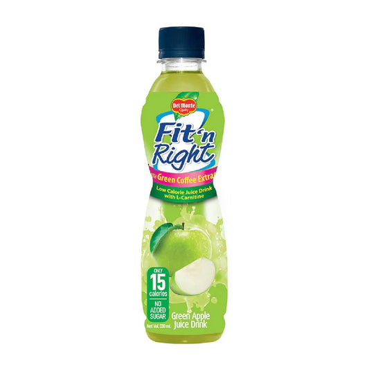 Del Monte Fit 'n Right Green Apple Juice Drink 330ml
