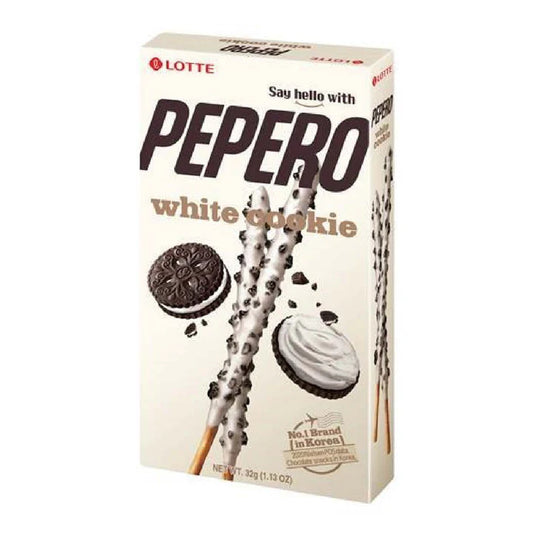 Lotte Pepero White Cookie Biscuit Sticks 32g