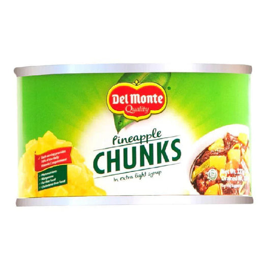 Del Monte Pineapple Chunks Flat 227g