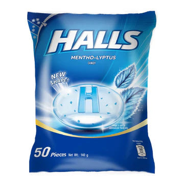 Halls Mentho-Lyptus Candy 50s
