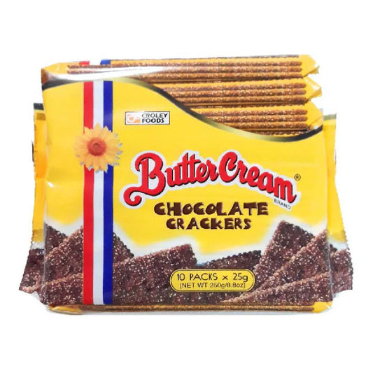 Sunflower ButterCream Choco Crackers 10x25g