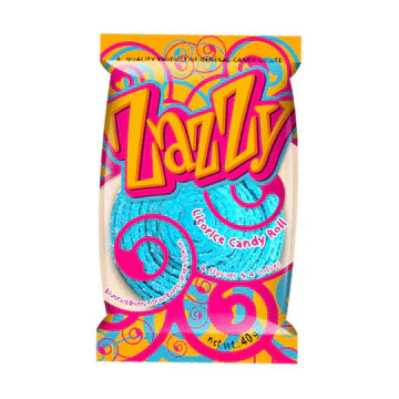 Zazzy Licorice Candy Roll 40g