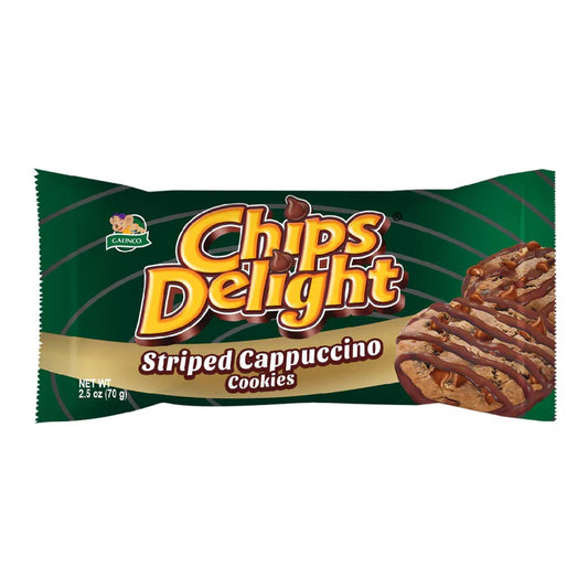 Chips Delight Striped Cappuccino Chip Cookies 70g