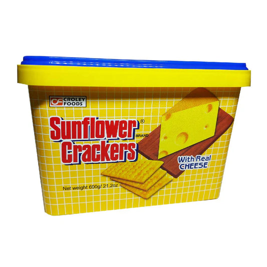 Sunflower Crackers Cheese 600g