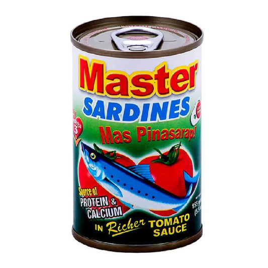 Master Sardines Green in Tomato Sauce Easy Open 155g