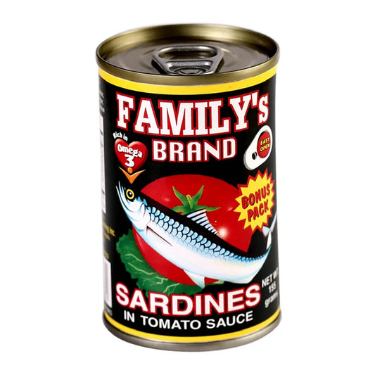 Family's Brand Sardines in Tomato Sauce Easy Open Can 155g