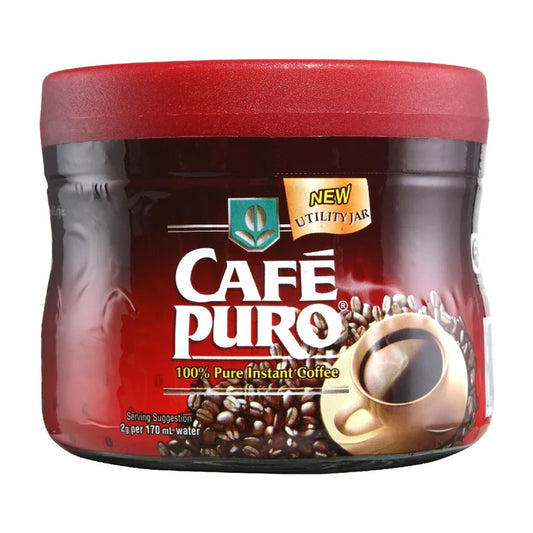 Cafe Puro 100% Pure Instant Coffee Utility Jar 100g